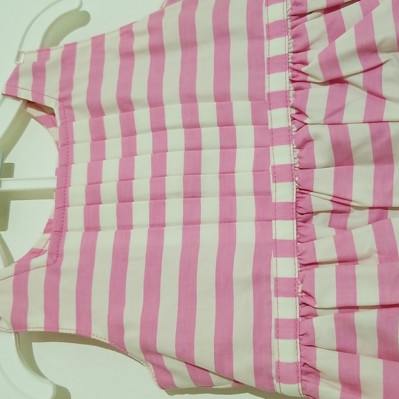NWT Carter's Little Collection Pink Striped Dress - Picture 2 of 9